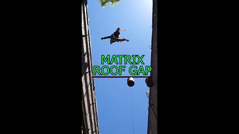 Matrix Stunt In Real Life | Trinity's Roof Gap Jump