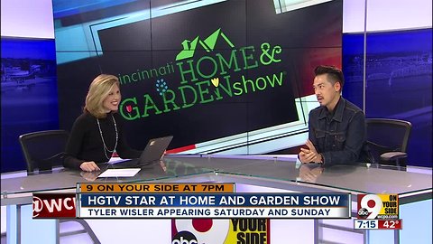 Kristyn wrangles decorating tips out of HGTV star Tyler Wisler