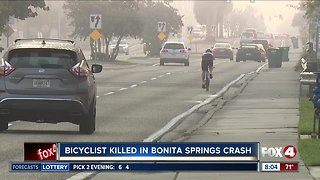 Bicyclist killed in car crash