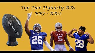 Top 12 Dynasty Running Back Rankings pt. 2