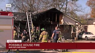 TFD responds to house fire in north Tulsa