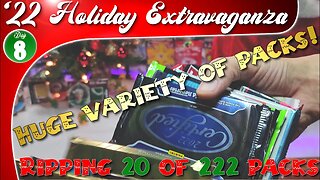 DAY 8 | Holiday Extravaganza - Biggest Variety Yet (20 Random Trading Card Packs NFL, NBA, MLB, WWE)