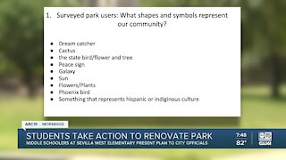 Students take action to fix up Phoenix neighborhood park