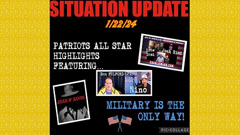 SITUATION UPDATE 1/22/24 - Tunnels Under Nyc Synagogue, Hezbollah, Ww3 & Adrenochrome Factories