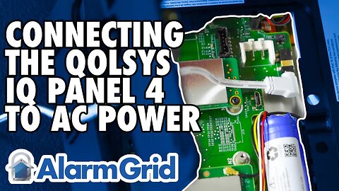 Qolsys IQ Panel 4 - Connecting to AC Power