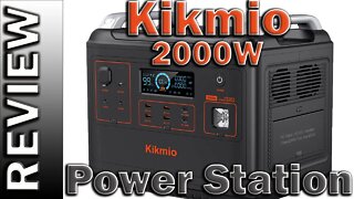 Kikmio 2000W Portable Power Station 2000Wh Solar Generator LiFePO4 Backup Battery Review