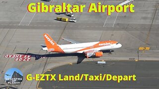 easyJet Land/Taxi/Depart Gibraltar Airport; 19 March 2023