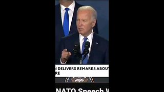 Joe Biden introduces Zelensky as Putin at NATO Press Conference