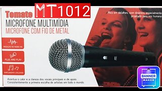 Review Microfone Tomate MT1012