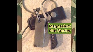 Using the GI Issued Magnesium Fire Starter