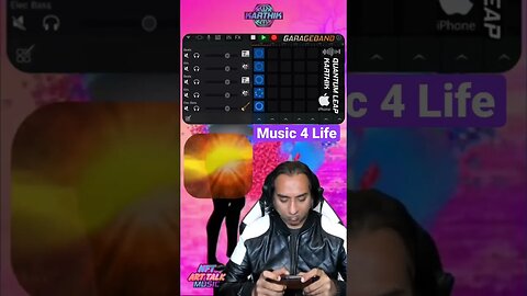 🤯🚀😃🎧🎶 “Do Great Things In Your Life” Playing Music Live on the iPhone #karthik #quotes #shorts