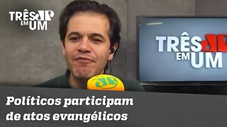 Políticos participam de atos evangélicos