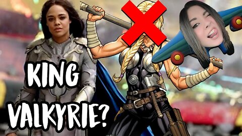 Marvel Erases Femininity Again - Valkyrie in Thor Love and Thunder