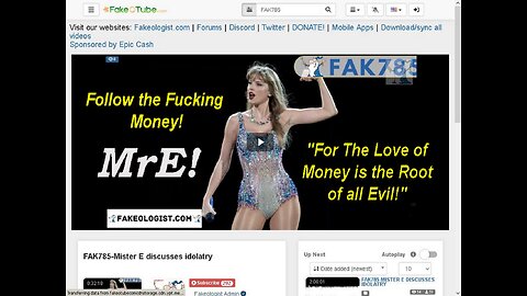 Fakeologist ft Anonymous Pussy Coward MrE: Discusses idolatry! (FAK785)[Nov 13 2023]