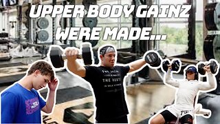 SICK UPPER BODY WORKOUT VLOG w/ Jared James and Ethan | Ethan Tries Special Talent on Random People