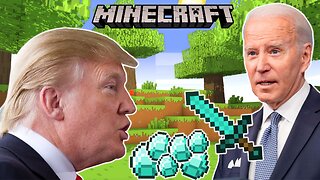 Presidents playing MINECRAFT meme (Trump Biden Obama) *AI voice* #meme #memes #minecraft