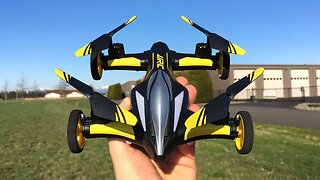 JJRC H23 Flying Car Drone Quadcopter Outdoor Maiden Flight Review & Test Drive