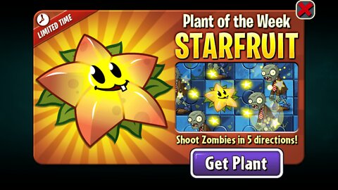 Plants vs Zombies 2 - Penny's Pursuit - Zomboss - Starfruit - August 2022