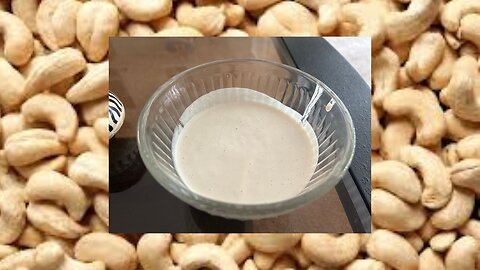 Cashew Cream - Non Dairy alternative to Heavy Cream - Only 2 ingredients