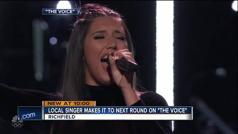 Richfield resident Hannah Mrozak advances on NBC's 'The Voice'