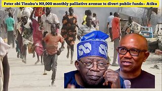 Peter obi, N 8,000 palliatives approved by Tinubu a total waste of resources