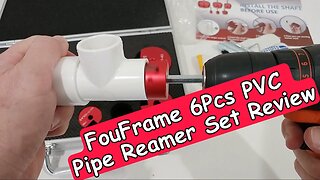 Best Way To Remove A Small PVS Pipe Glued Into A Larger One (6 pcs PVC Pipe Reamer Set Review)