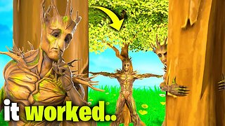 I Pretended To Be A TREE All Game.. (Groot)