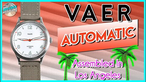 Sophomore Homerun! | VAER American Assembled or 100% Swiss Made 100m Automatic Unbox & Review