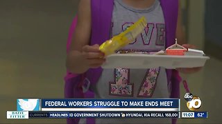 Federal workers struggle to make ends meet