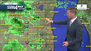 Warm with rain showers Wednesday