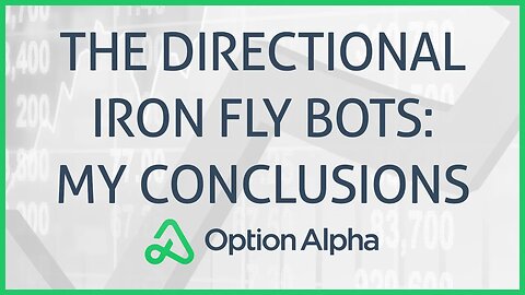 Using EMAs To Trade Directional Iron Fly Option Spreads - My Conclusions!