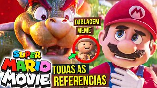 FILME do MARIO - Referencias do Trailer