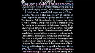 2 Full Super moons in August 2023 ~ RARE! Once in a Blue Moon Event for the Lionsgate Portal