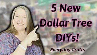 5 New Dollar Tree DIYs ~ Everyday Crafts ~ Fun Easy & Budget Friendly ~ Beautiful Home Decor DIYs