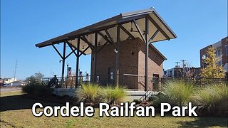 Cordele Georgia Railfan Park with NS Intermodal