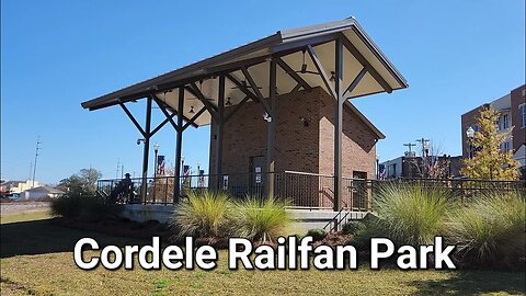 Cordele Georgia Railfan Park with NS Intermodal