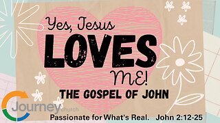 Passionate For What's Real. John 2:12-25