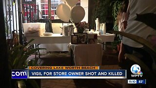 Vigil held for store owner who was shot and killed in Lake Worth Beach