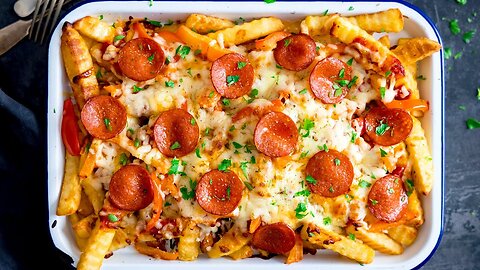 pizza fries recipe by cooking with farah How to make pizza fries