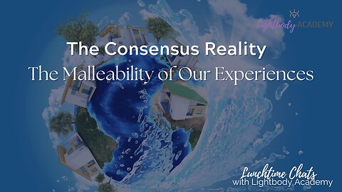 Lunchtime Chats ep 150: The Consensus Reality | The Malleability of Our Experiences