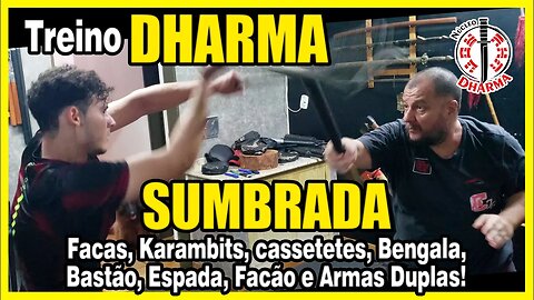 Treino com armas! KALI SUMBRADA!