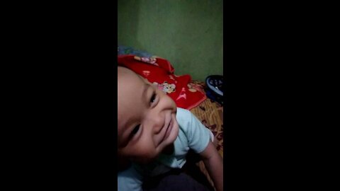 cute laughing baby