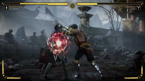Mortal Kombat 11: Scorpion (Deathly Sting) vs Jade (True Heart) - No Commentary 4K