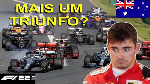 F1 22 MY TEAM - Modo Carreira EP3 GP AUSTRÁLIA - Aqui Tamo em Casa FORMULA 1 2022