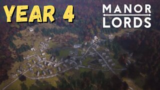 Upgrading Burgage Plots! | Year 4 of Building the Perfect Medieval Village | Manor Lords Demo