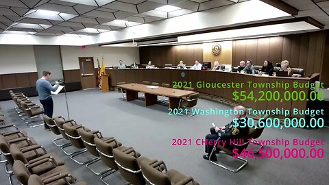 Comparing Gloucester Township's taxes to Washington Township and Cherry Hill.