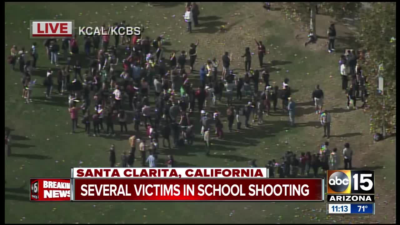 Multiple people injured in shooting at CA high school