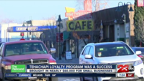 City of Tehachapi loyalty program brings nearly $60,000 to small businesses