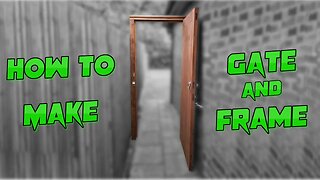 How To Build A Frame Ledge and Brace Door Like A Pro. Side Gate.