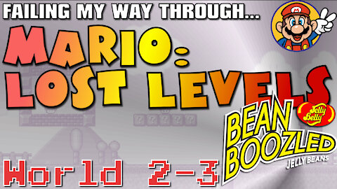 Mario Death = Mouth Death! The Beanboozled Challenge: Mario Lost Levels (Family Friendly)